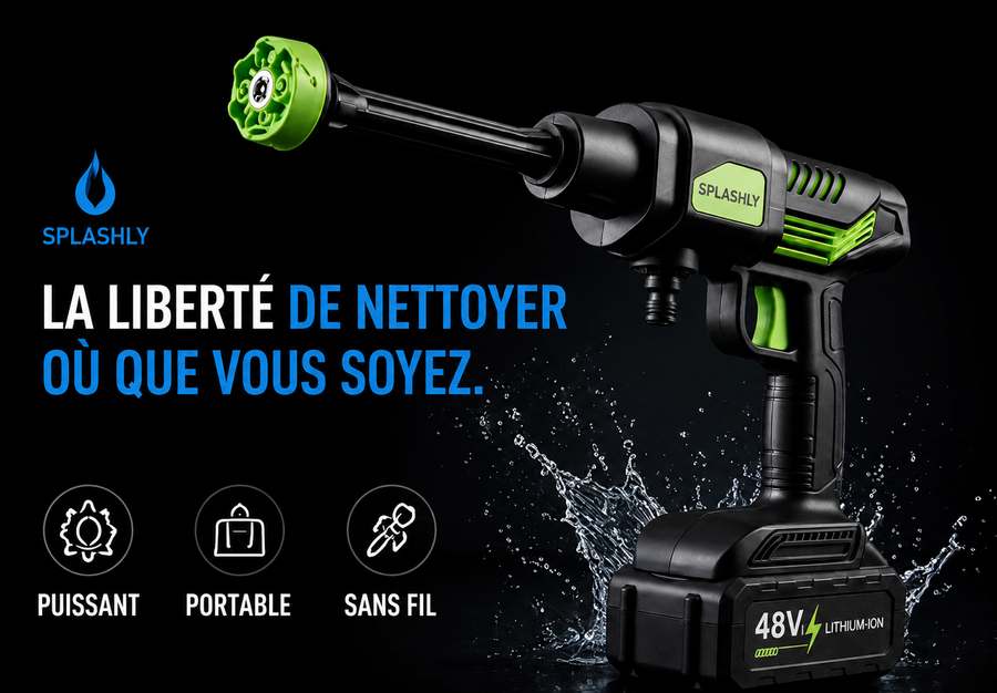 Splashly nettoyeur haute pression sans fil — vue principale